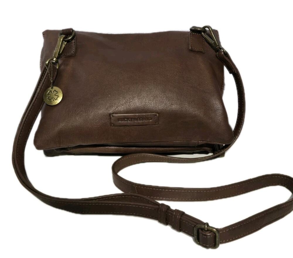 Lucky Brand Genuine Leather Purse Shoulder Bag Crossbody Wristlet